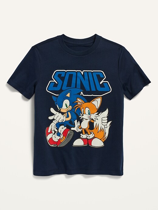 View large product image 1 of 1. Sonic The Hedgehog&#153 Gender-Neutral Graphic T-Shirt For Kids