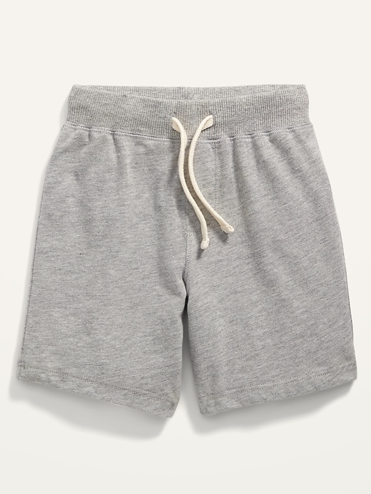 View large product image 1 of 2. Functional-Drawstring Solid Shorts for Toddler Boys