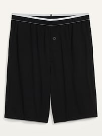 View large product image 3 of 3. Jersey Pajama Shorts  -- 9-Inch Inseam
