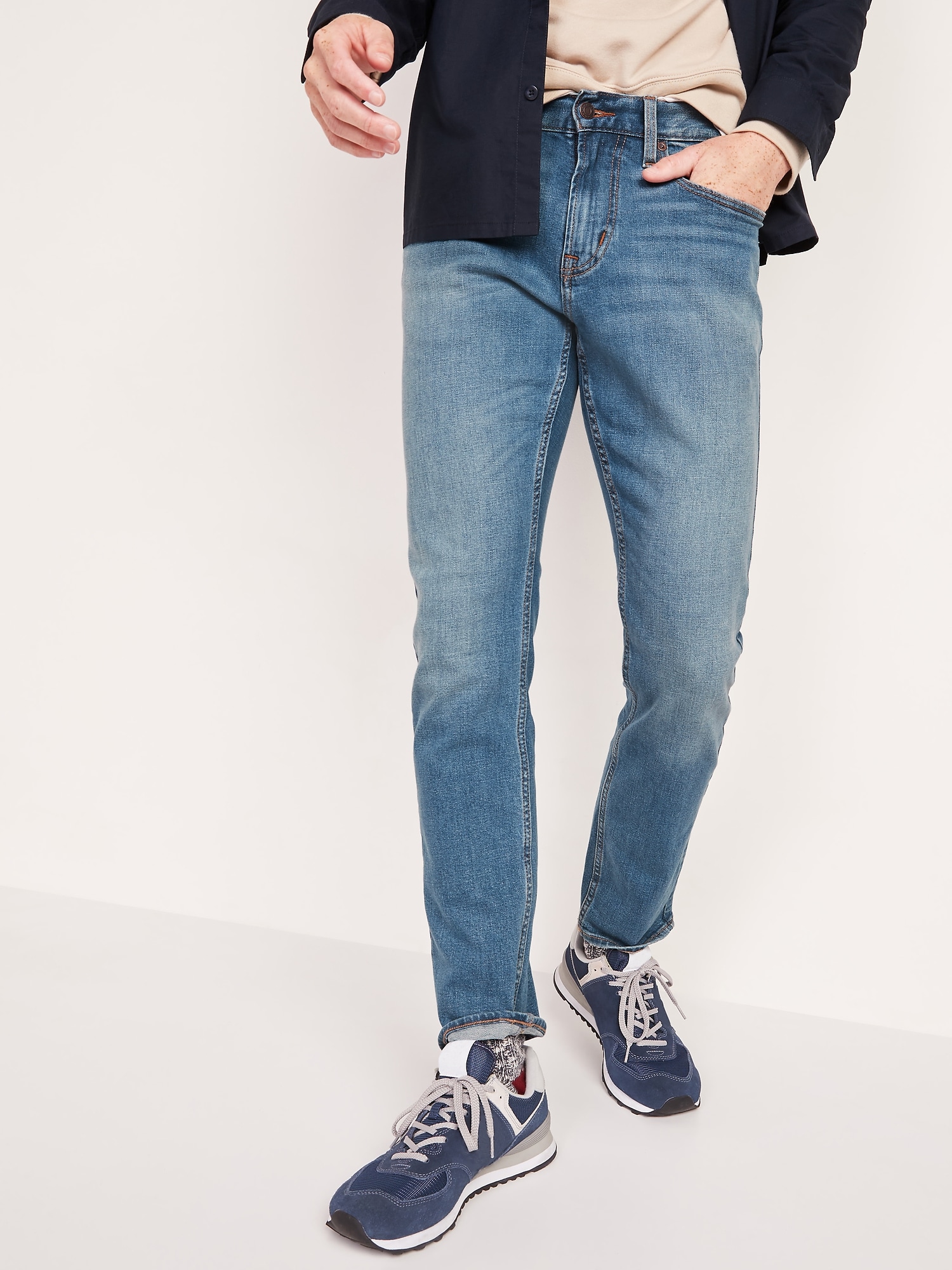 old navy slim straight jeans mens