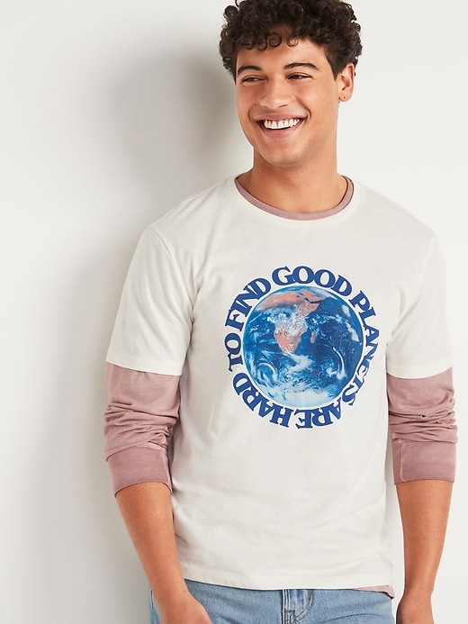 Image number 1 showing, Earth Day Matching Graphic Tee