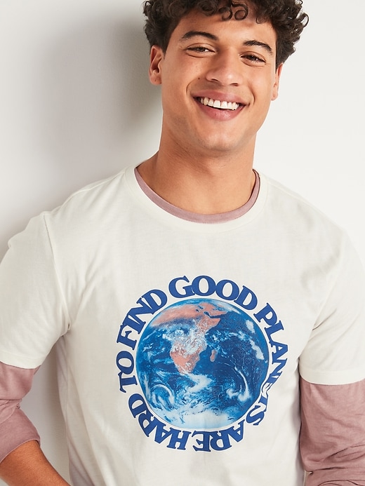 Image number 3 showing, Earth Day Matching Graphic Tee