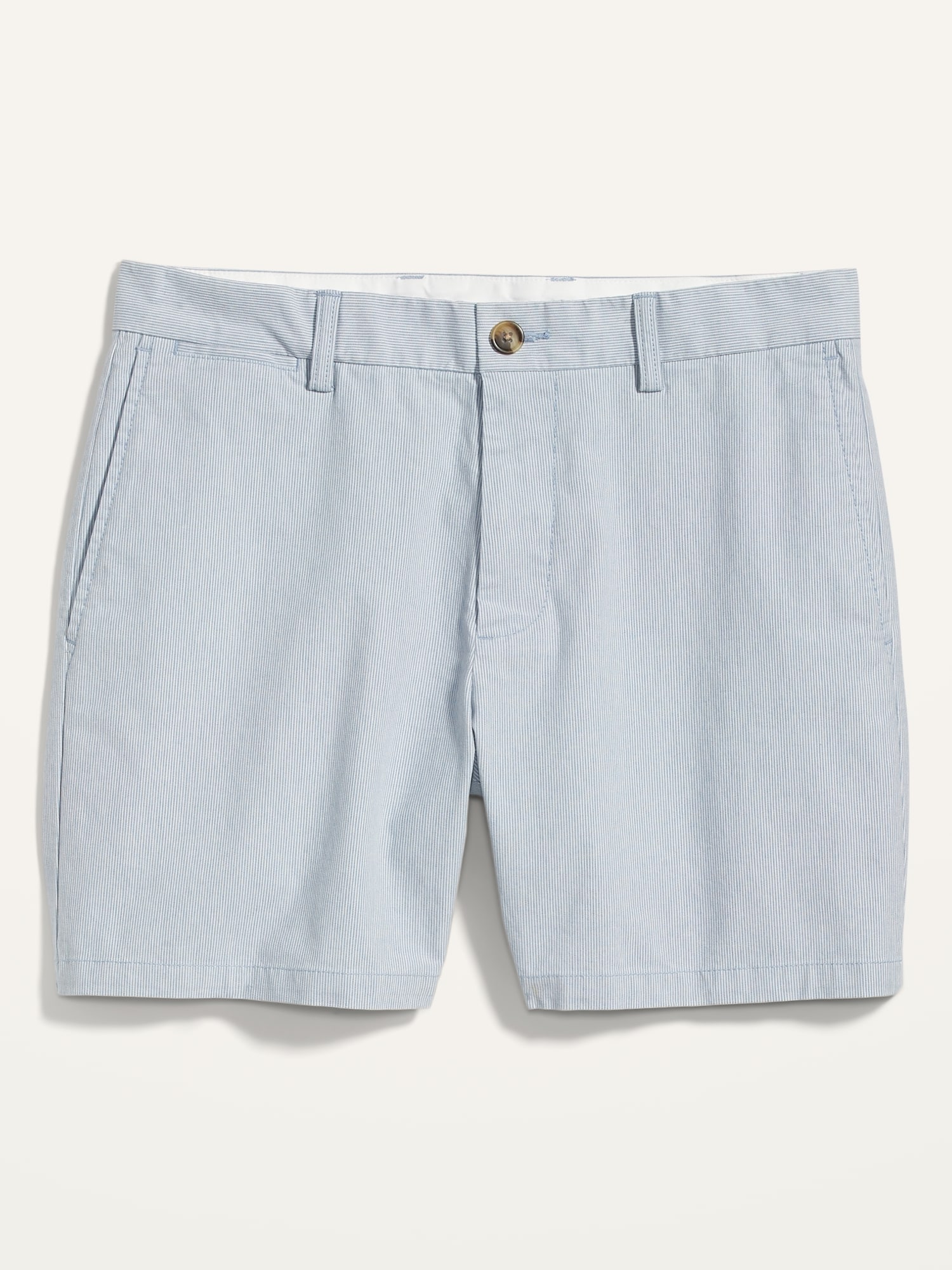 Slim Micro-Stripe Ultimate Chino Shorts -- 6-inch inseam