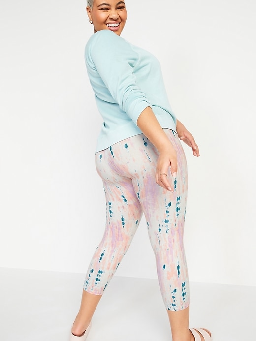Image number 2 showing, High-Waisted Crop Leggings For Women