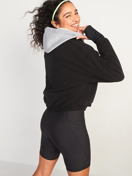 Image number 2 showing, Loose Quarter-Zip Micro Performance Fleece Sweatshirt