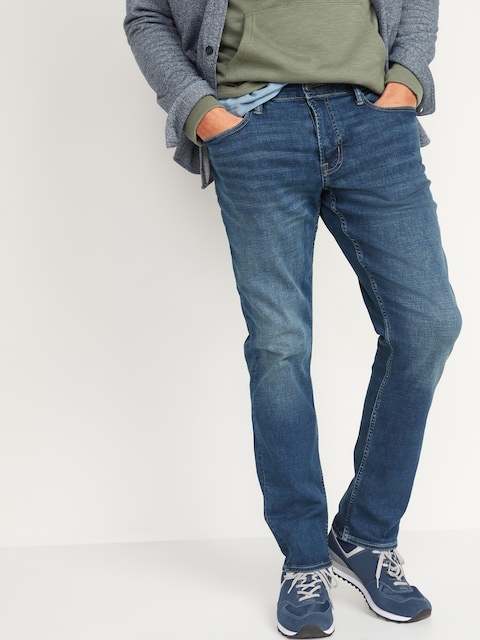 Straight 360° Tech Stretch Performance Jeans - Dark Wash