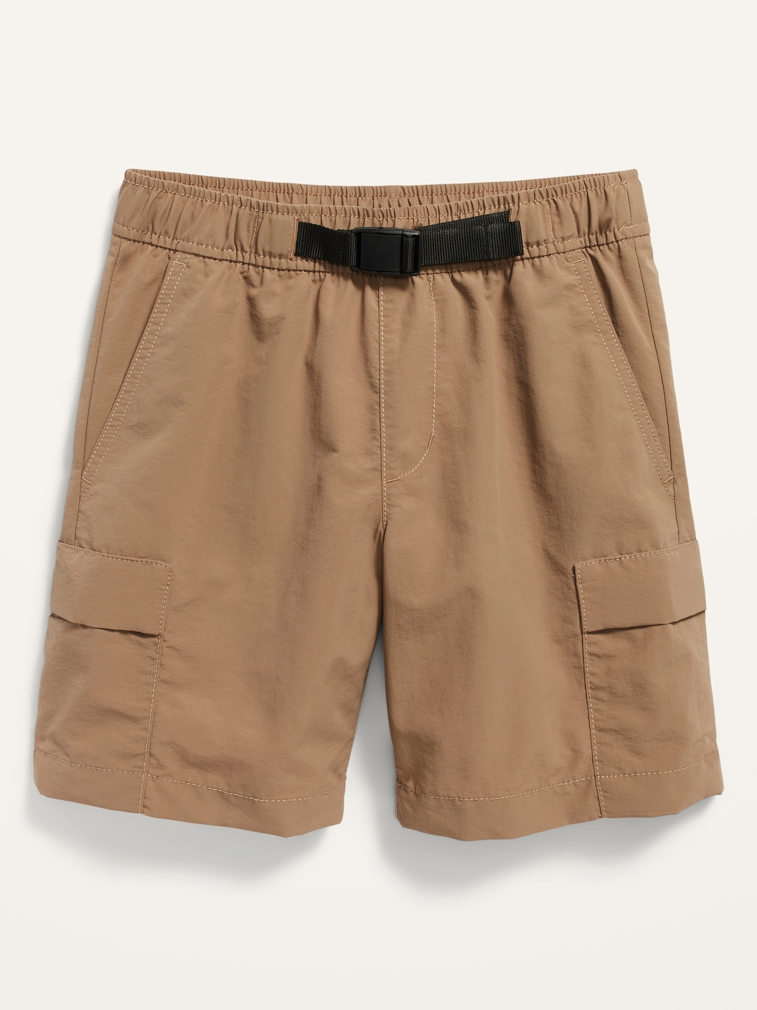 Belted Nylon Cargo Shorts for Boys