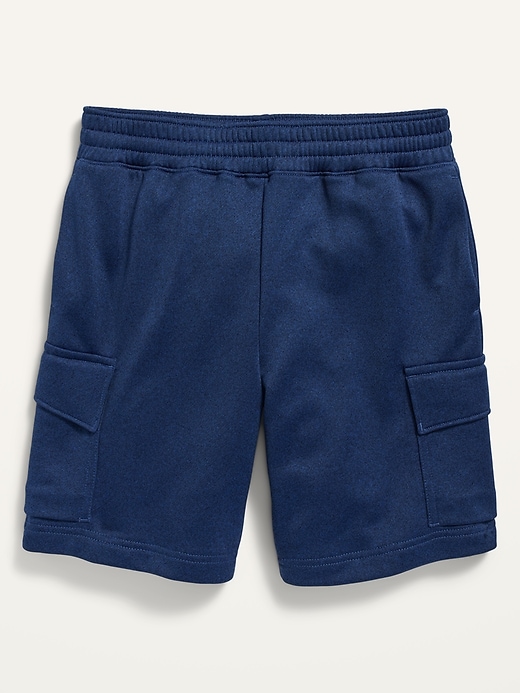 View large product image 1 of 1. Go-Dry French Terry Cargo Performance Shorts For Boys