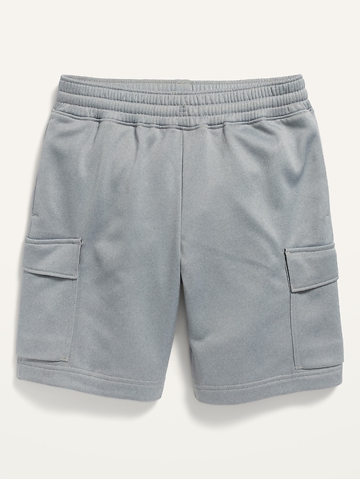 View large product image 1 of 2. Go-Dry French Terry Cargo Performance Shorts For Boys