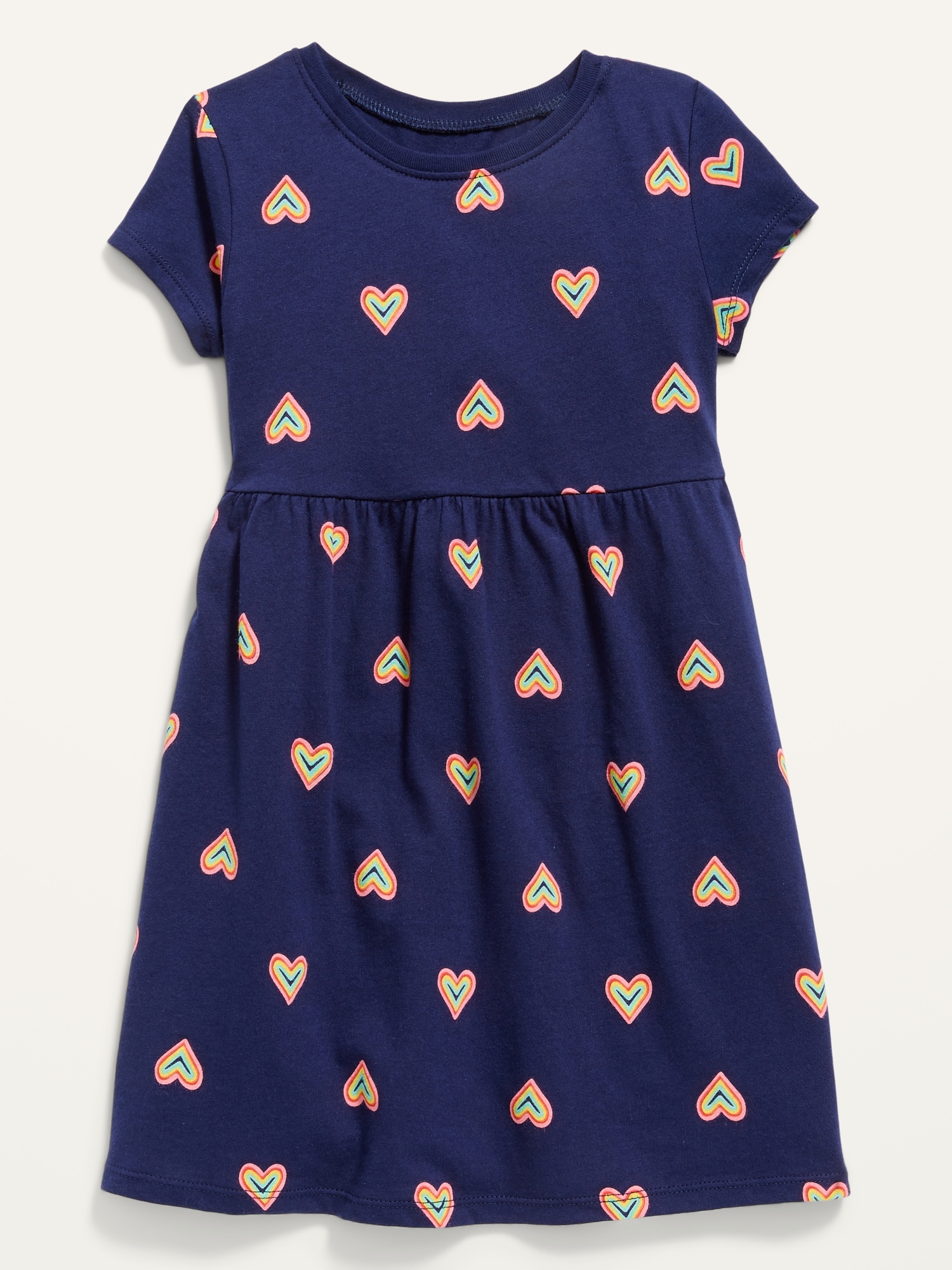 Fit & Flare ShortSleeve Jersey Dress for Toddler Girls Old Navy