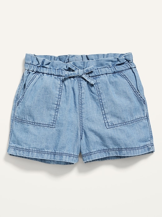 Pull-On Chambray Utility Shorts for Baby | Old Navy