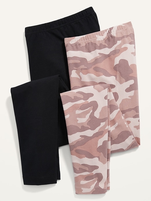 Old Navy High-Waisted Leggings 2-Pack For Women pink. 1