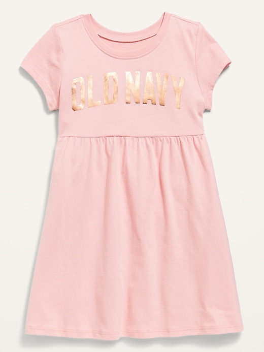 Fit & Flare Logo-Graphic Dress for Toddler Girls