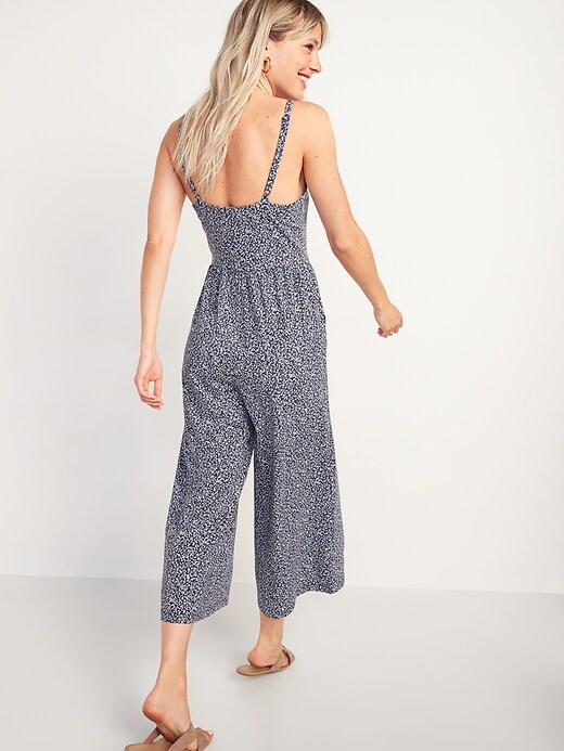 Image number 2 showing, Sleeveless Jersey-Knit Cami Jumpsuit