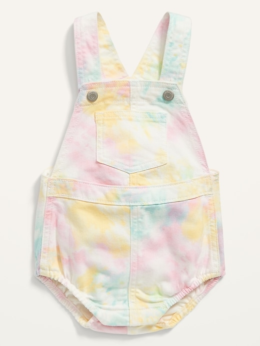 View large product image 1 of 1. Jean Overall Romper for Baby