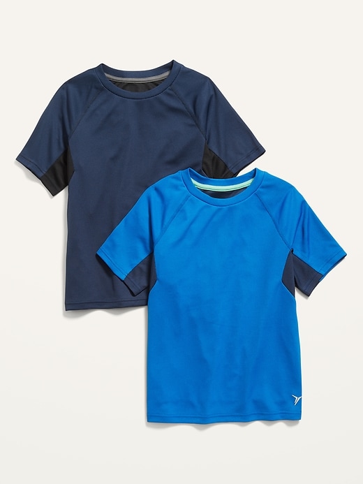 View large product image 1 of 1. Go-Dry Mesh Performance T-Shirt 2-Pack for Boys