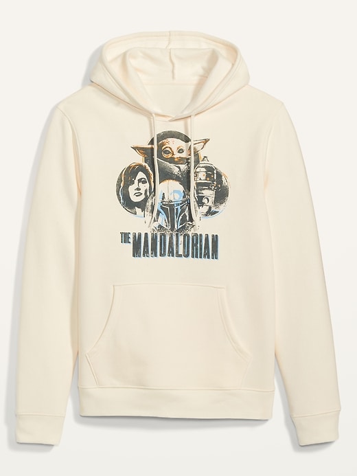 View large product image 2 of 2. Star Wars: The Mandalorian&#153 Graphic Gender-Neutral Pullover Hoodie for Adults