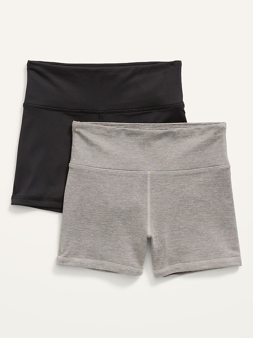 2-Pack High-Waisted Biker Shorts for Girls