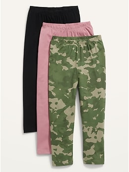 Garanimals Girls Camo Print Leggings With Skirt - Pink & Army