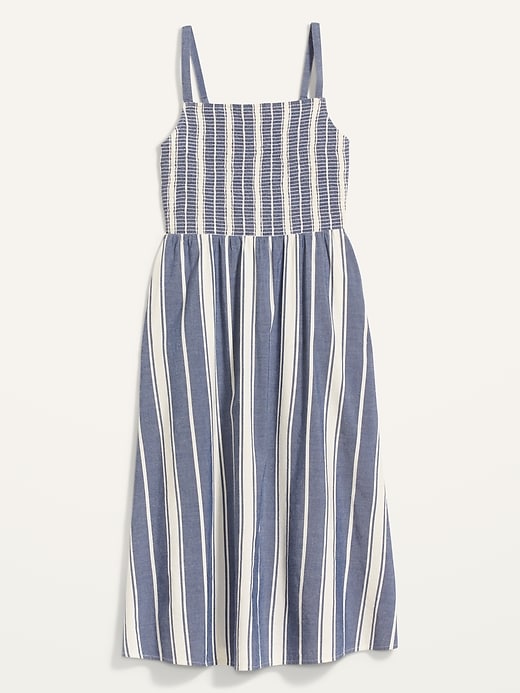 Image number 4 showing, Smocked Fit & Flare Striped Cami Midi Dress for Women