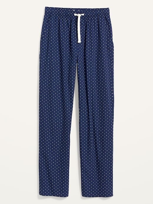 View large product image 2 of 2. Printed Poplin Pajama Pants