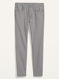 Slim Rigid Non-Stretch Twill Five-Pocket Pants for Men