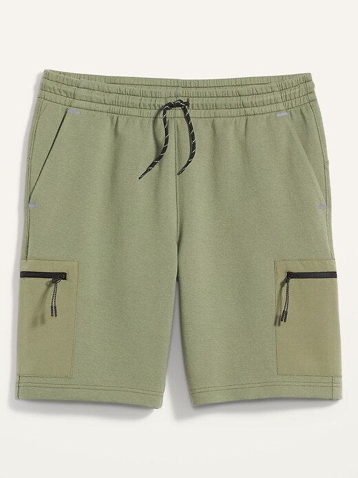 View large product image 2 of 2. Dynamic Fleece Cargo Jogger Shorts -- 9-inch inseam