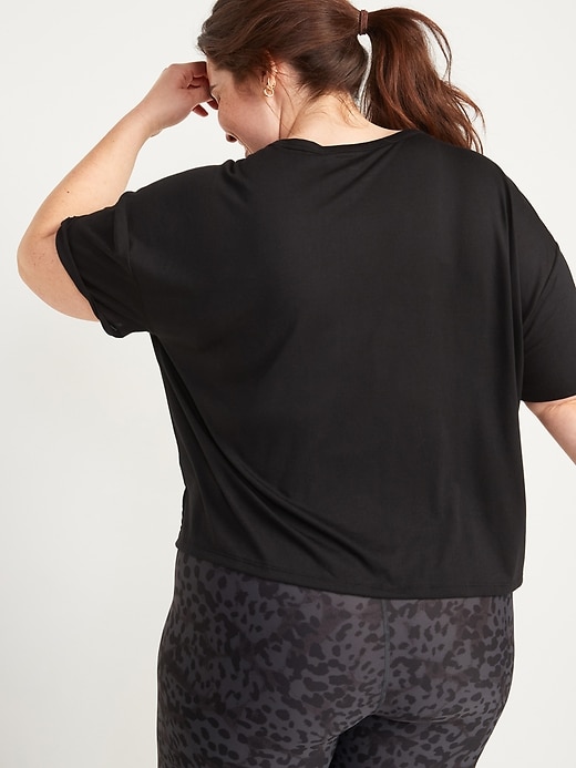 Image number 2 showing, UltraLite Performance Plus-Size Crop Tee