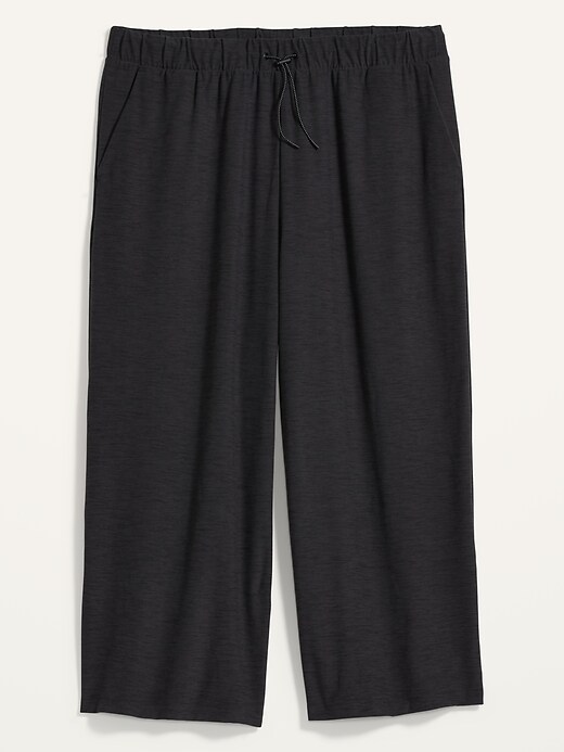 Image number 4 showing, High-Waisted Breathe ON Crop Wide-Leg Plus-Size Pants