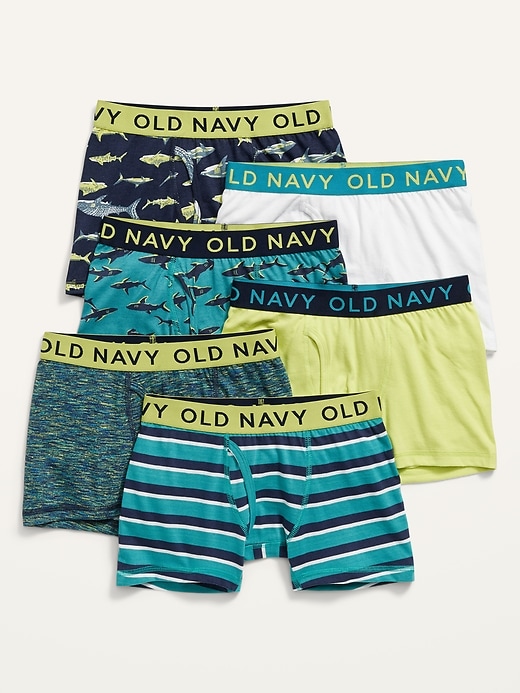 View large product image 1 of 1. Boxer-Briefs 6-Pack For Boys