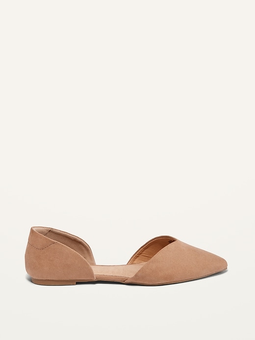 Image number 4 showing, Pointy-Toe D'Orsay Flats For Women