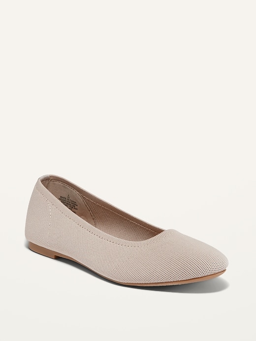 Old Navy - Knit Almond-Toe Ballet Flats For Women