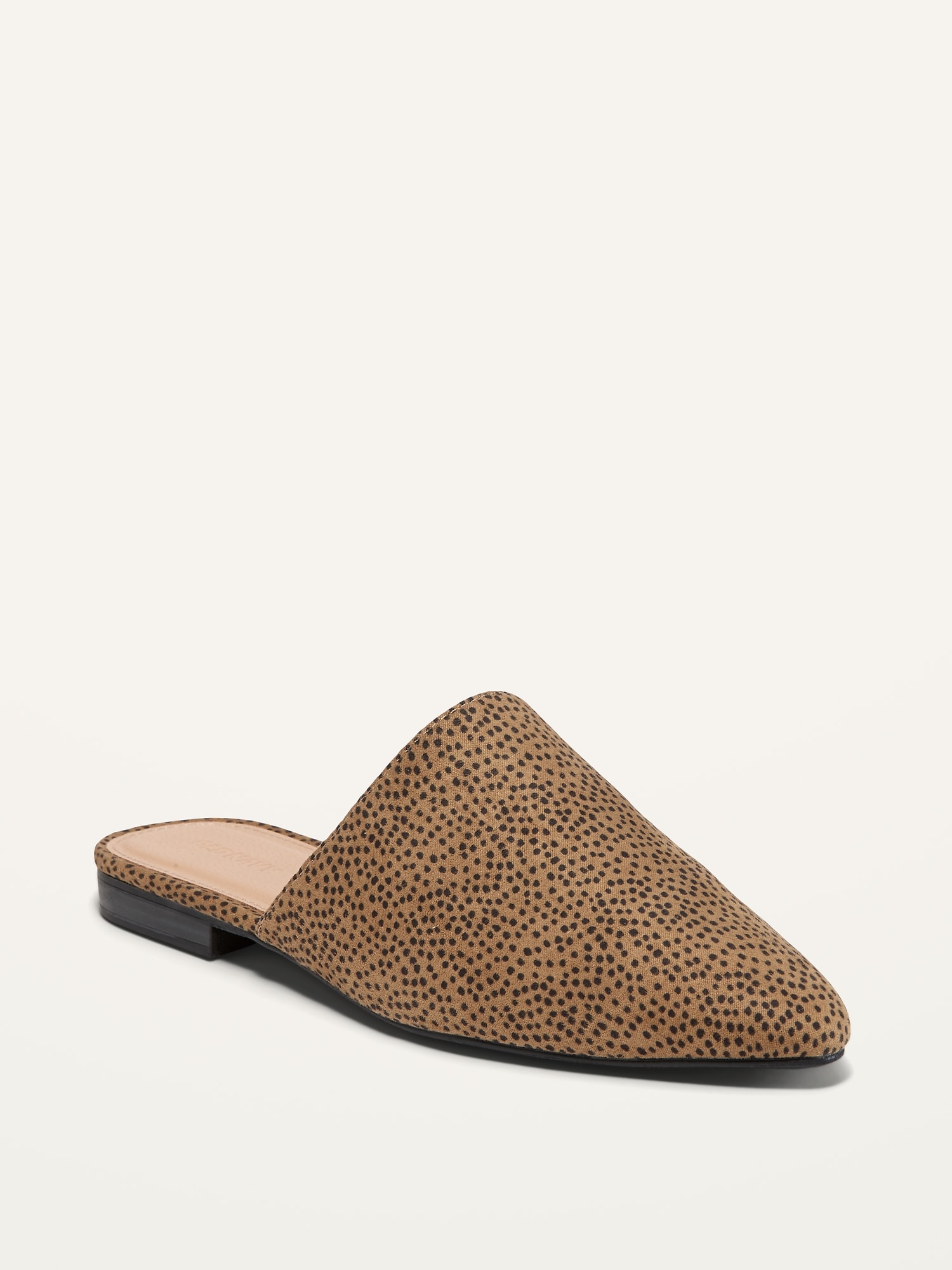 Faux-Suede Pointy-Toe Mule Flats For Women | Old Navy