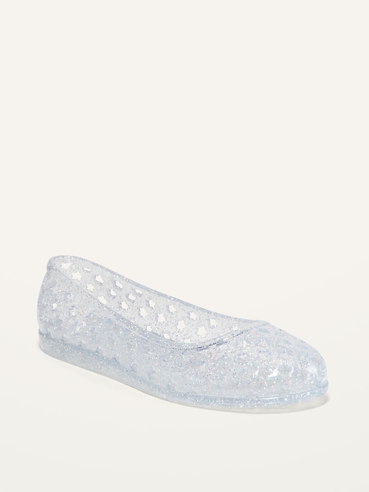 Old Navy Perforated Jelly Ballet Flats for Girls. 1