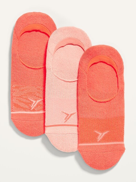 View large product image 1 of 1. Go-Dry Cool Athletic No-Show Socks 3-Pack for Women