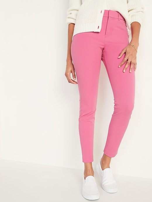 Image number 1 showing, High-Waisted Pixie Ankle Pants for Women