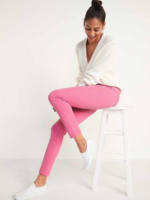 Image number 3 showing, High-Waisted Pixie Ankle Pants for Women