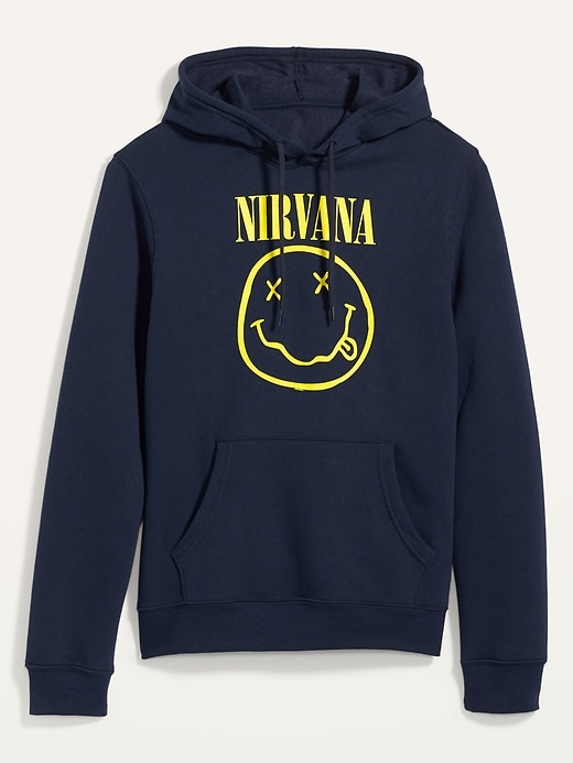 View large product image 2 of 2. Nirvana&#153 Graphic Gender-Neutral Pullover Hoodie for Adults