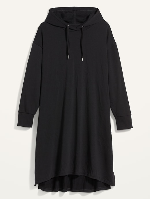 Image number 4 showing, Loose Extra-Long French Terry Plus-Size Hoodie