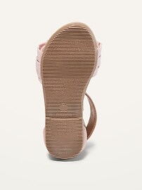 View large product image 4 of 4. Ruffle-Strap Sandals for Toddler Girls