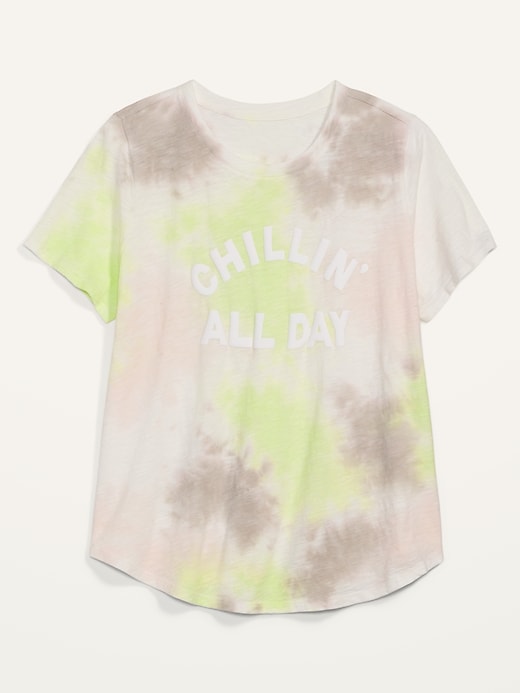View large product image 1 of 1. EveryWear Graphic Tie-Dye Plus-Size Tee