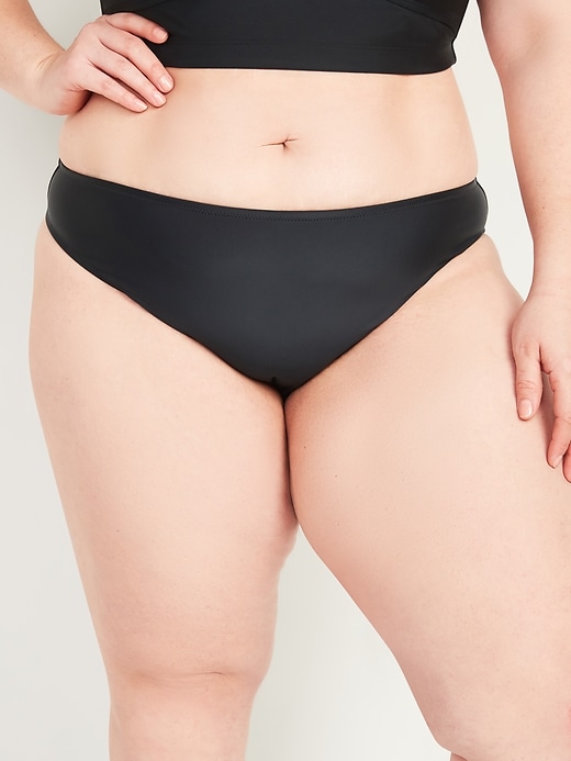 View large product image 1 of 2. Plus-Size Bikini Swim Bottoms
