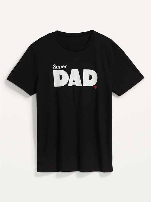 View large product image 1 of 1. "Super Dad" Matching Graphic Tee