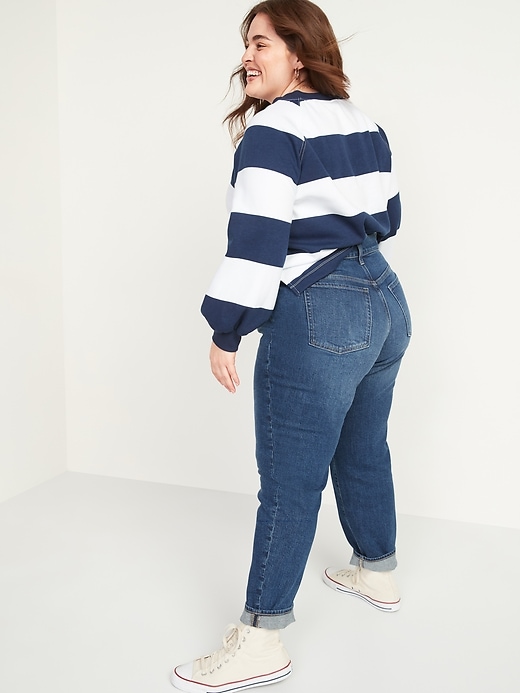 Image number 2 showing, High-Waisted Secret-Slim Pockets O.G. Straight Plus-Size Jeans