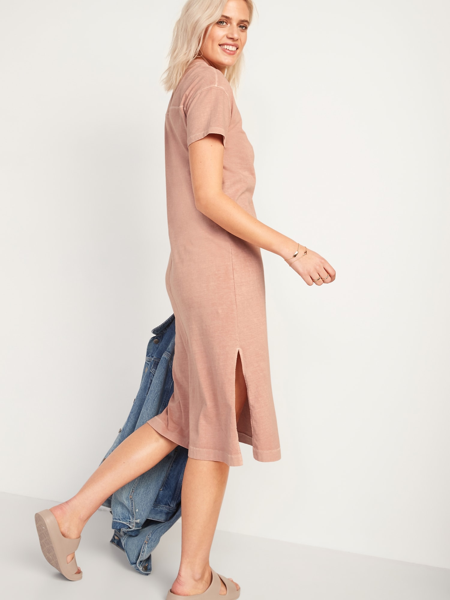 womens midi t shirt dress