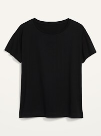 View large product image 3 of 3. Oversized Vintage Garment-Dyed Tunic T-Shirt for Women