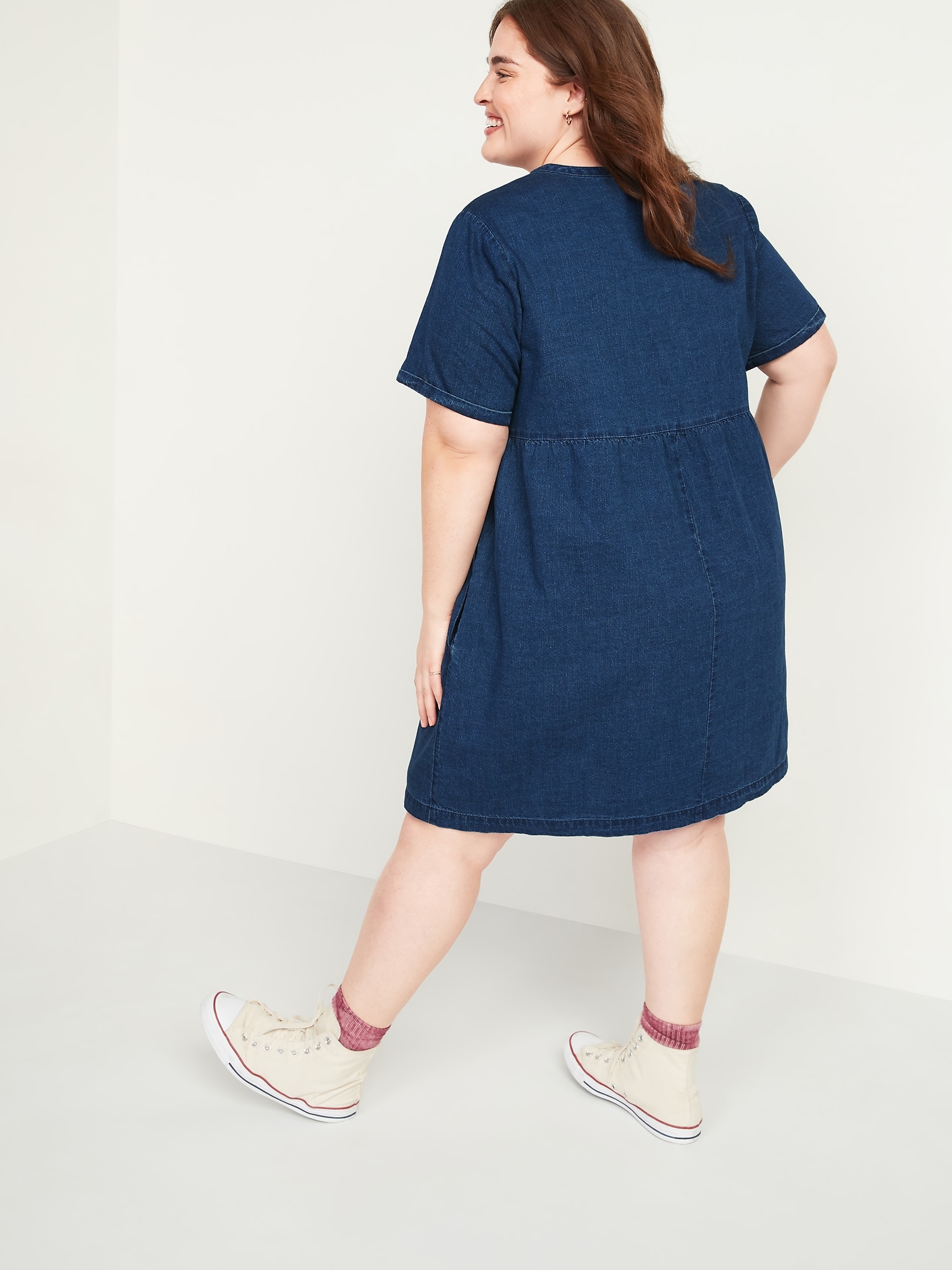 Old navy denim shop dress plus size