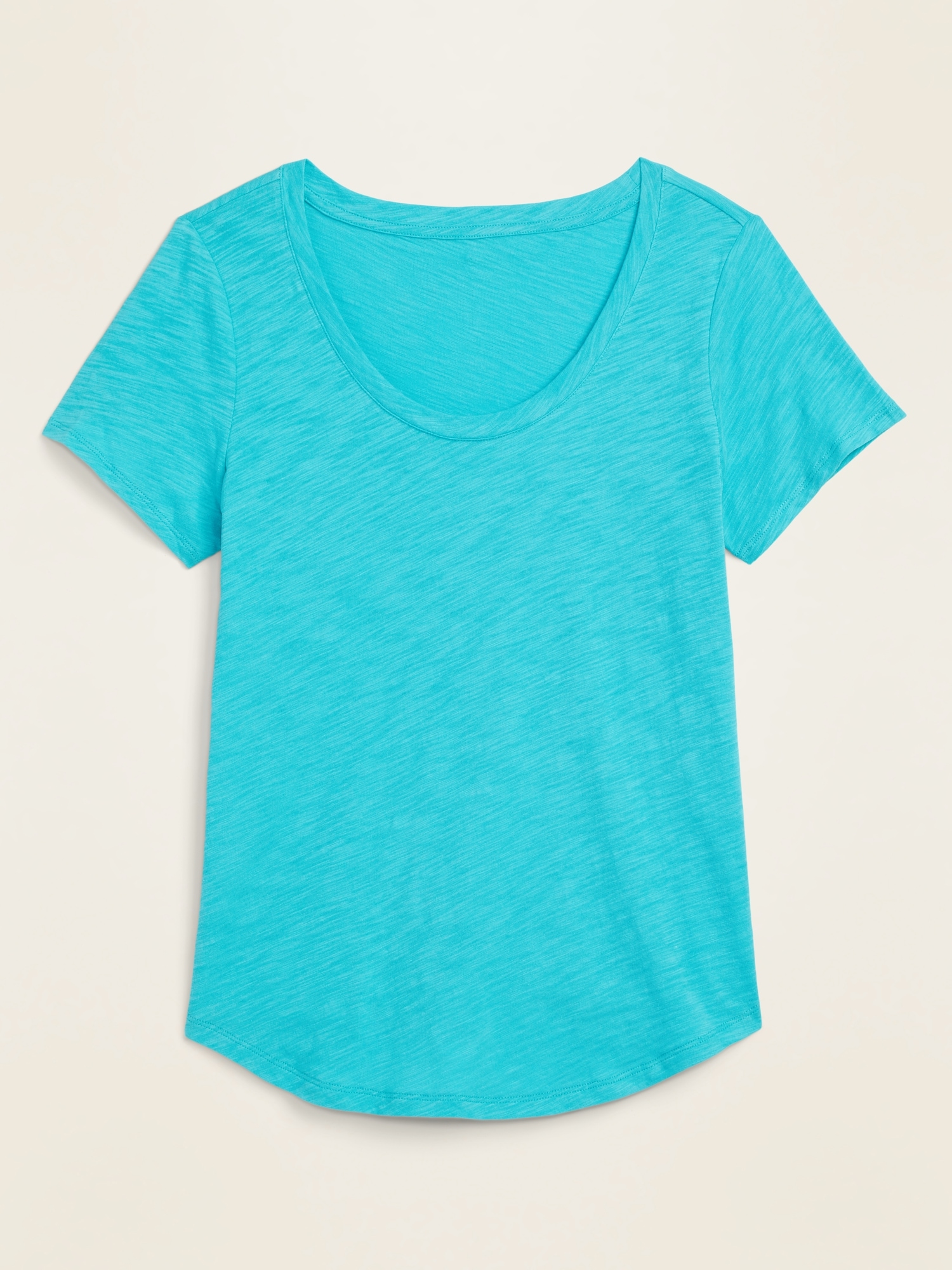 EveryWear Slub-Knit Scoop-Neck T-Shirt for Women | Old Navy