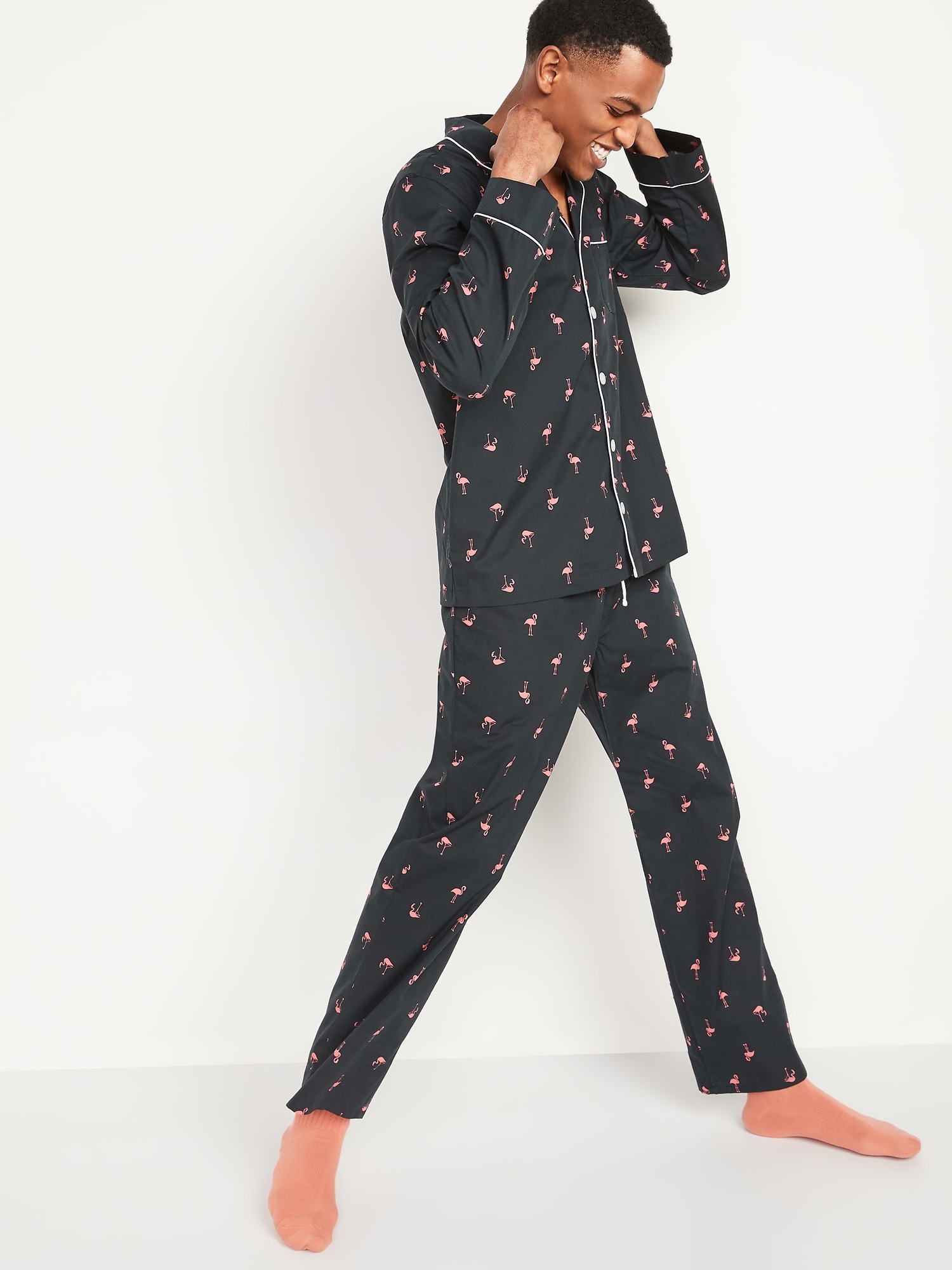 Poplin Pajama Set for Men