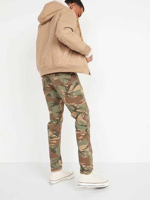 View large product image 2 of 3. Relaxed Slim Taper Built-In Flex Camo Jeans